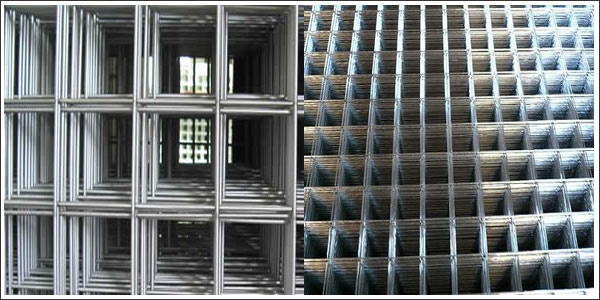 两张不同焊接网片的组合图