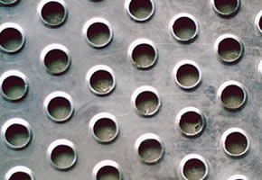 圆形孔钢板防滑冲孔网